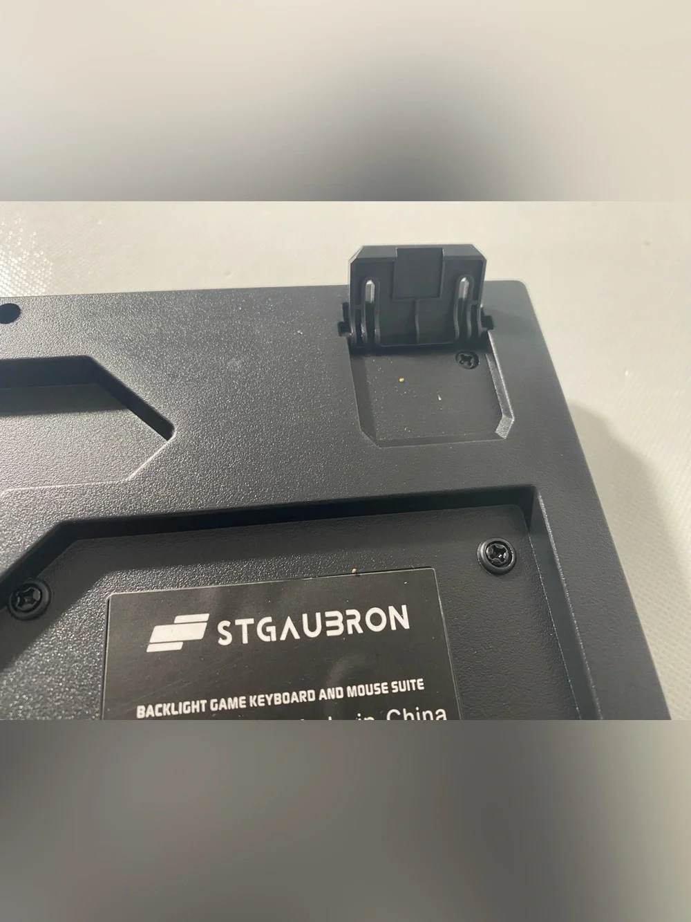 NEW In Box - STGAUBRON Computer Keyboard USB Wired w/ Kickstand Black
